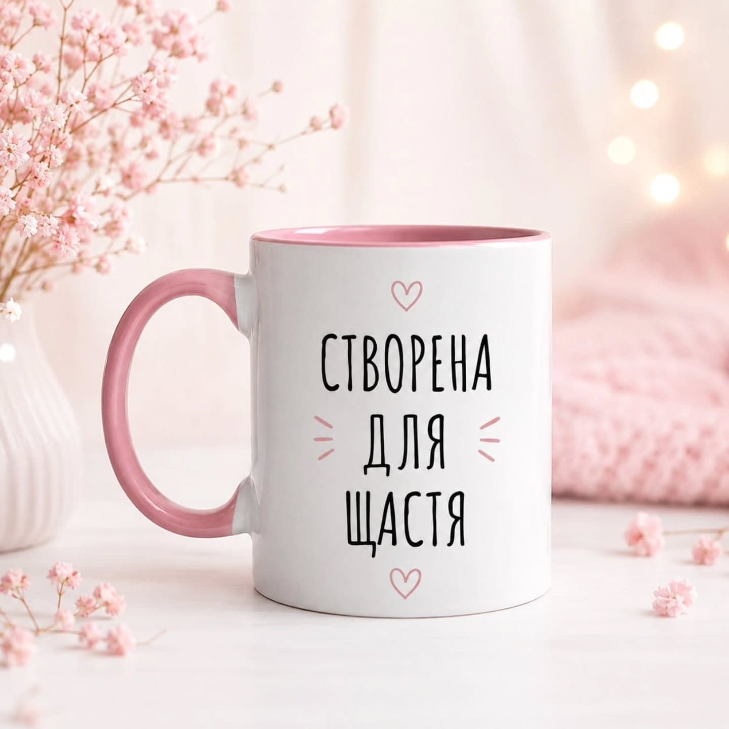 Чашка «Створена для щастя»