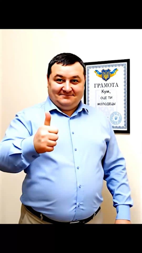 Постер для кума, який підтверджує, що кум дійсно м