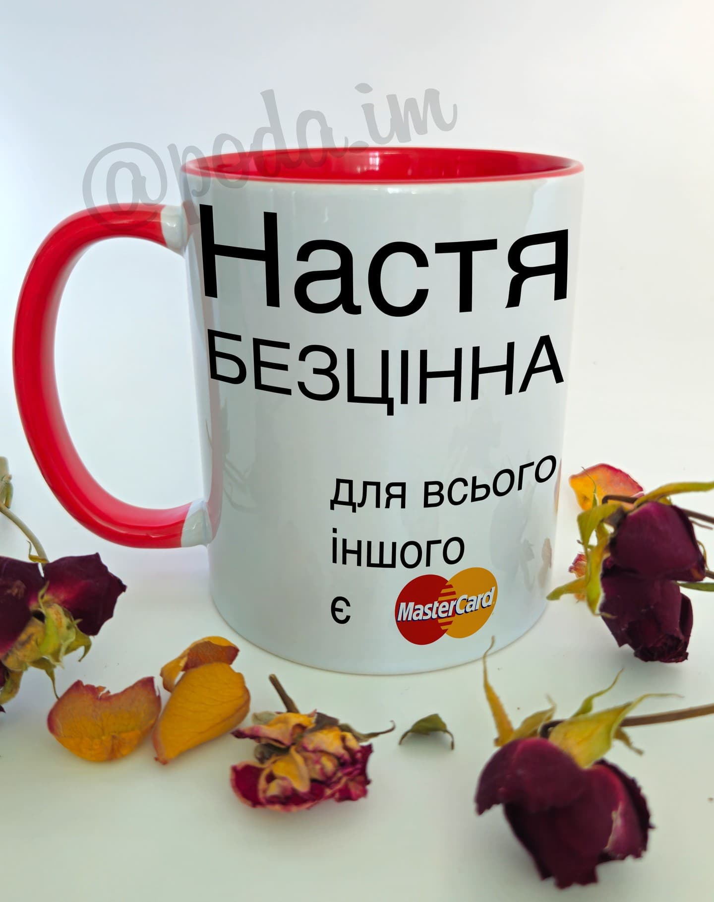 Чашка "Настя безцінна. Для всього іншого є Masterc