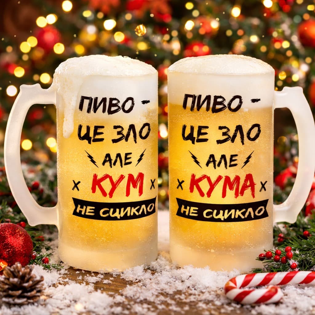 Пивні келихи для кума і куми
Ціна 600грн за пару